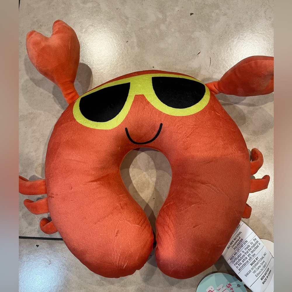 Crab Neck Pillow kids 5 plus